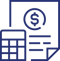 Calculator and Financial Document