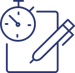 Stopwatch Pen Paper